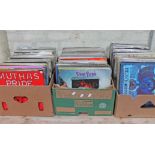 Three boxes of LPS various artist condition not good.