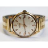 A Roamer 9ct gold vintage wristwatch.