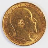 Edward VII 1910 sovereign.