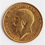 George V 1912 half sovereign.