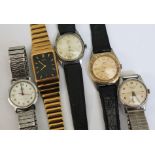 A group of five vintage wristwatches comprising Astral, TW, Seiko, Winegartens and Roidor.