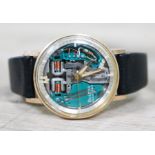 A Bulova Accutron Spaceview wristwatch circa 1960s. Condition - glass having two hairlines