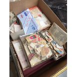 BOX OF LOOSE STAMPS T3