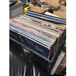 A CASE OF VINYL LPS