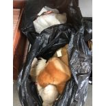 2 bags of soft toys