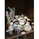 Selection of small china and porcelain