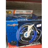 2 boxed gaming wheels