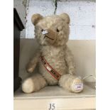 Vintage white German bear