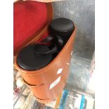 Boots 10x50 binoculars in leather case