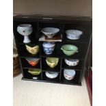 Display of repro Chinese porcelain