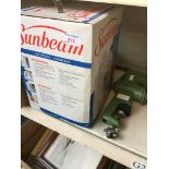 Sunbeam juice extractor and a vintage mincer