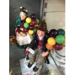 2 Royal Doulton figures "The Old Balloon Seller" and "The Balloon Man"