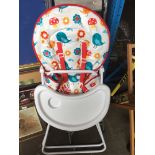 A baby high chair