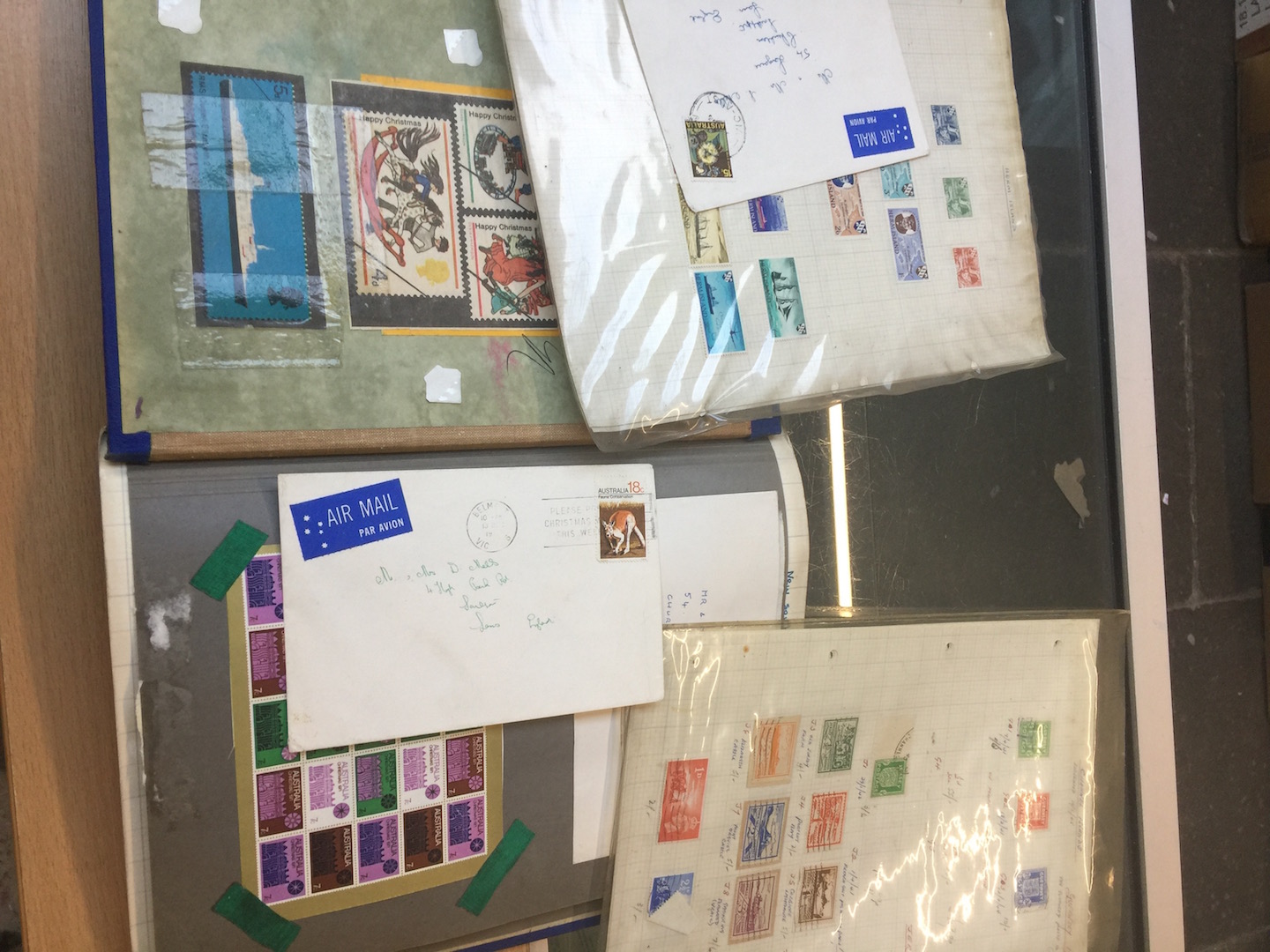 Album of stamps