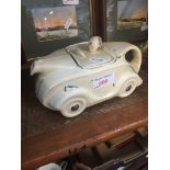 Art deco racing car teapot