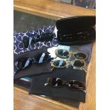 6 pairs ladies designer sunglasses