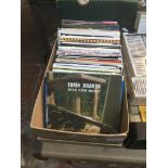 A box of 45s (approx 60) mainly new, including 1980s, 1990s and later. Includes rock, alternative,