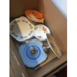 A collection of Shelley pottery - cake stands and plates etc