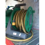 A Hozelock hose reel