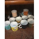 12 Suzie Cooper coffee cups and saucers