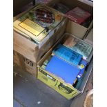 Two boxes of books