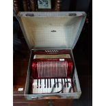 A Hohner Student II piano accordion