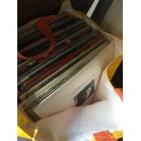 Bag of LP records