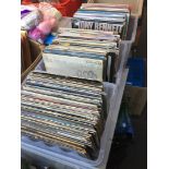 3 boxes of records