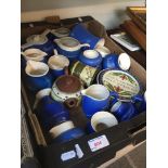 A box of mainly Torquay ware