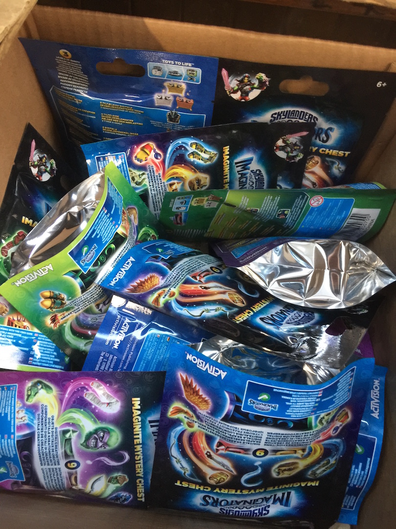 A box of Skylander Imaginators