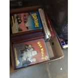 Box of comic books