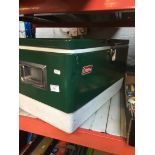 A Coleman cooler box