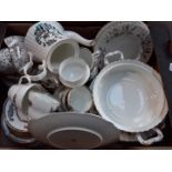 A box of Royal Albert Brigadoon and other china