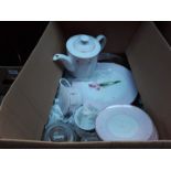 Box of china and glass