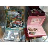 Jewellery boxes and costume jewellery