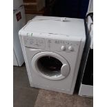 An Indesit washing machine.