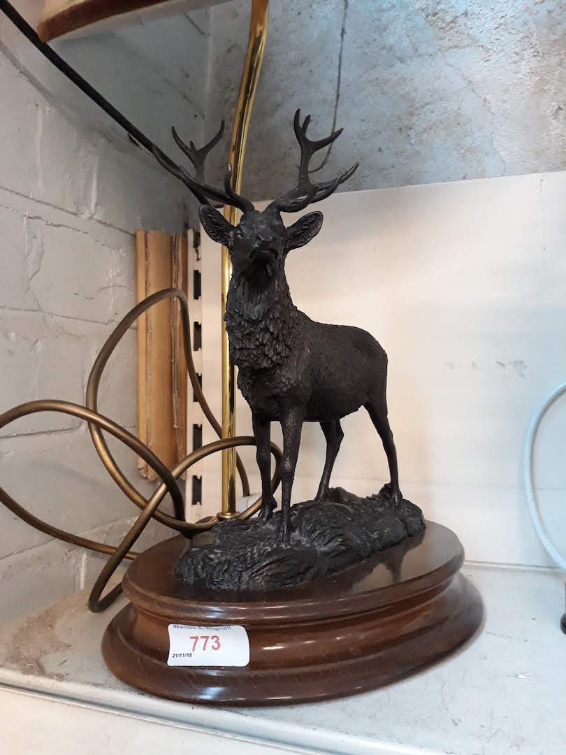 Stag table lamp
