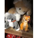 Three soft toys