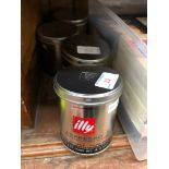 4 cans Illy ground coffee ( 125g each )