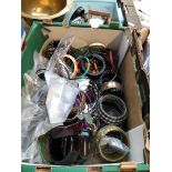 A box of costume jewellery