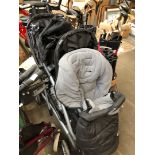 A Graco double pram