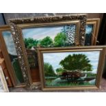 3 oil paintings