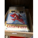 A box of Red Barons fighter plane kits