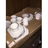 Art deco Salisbury and Chelsea teaware