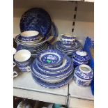 Blue and white pottery