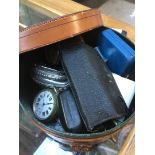 Leather case of lighters, wrist watch, pocket watch etc.