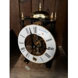 A skeleton clock