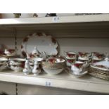 Approx. 50 pieces of Royal Albert Old Country Roses china