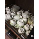 Box of various china teaware
