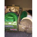 2 boxes of ladies vintage hats to include Kangol